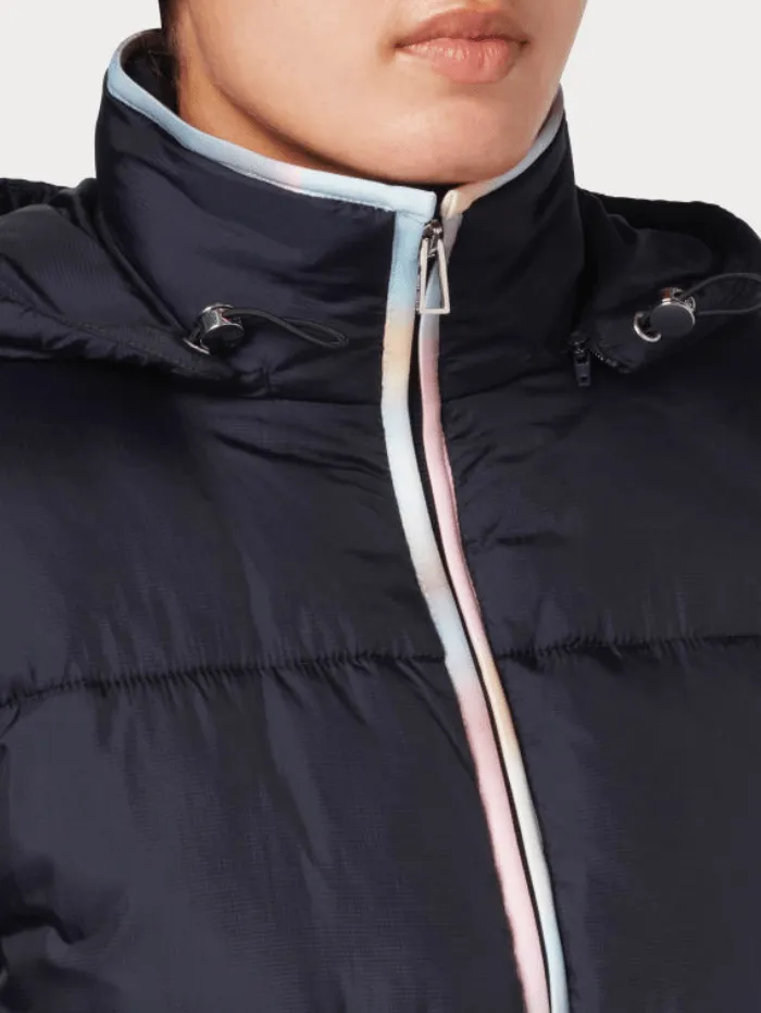 Paul Smith Fibre Down Quilted Jacket In Dark Navy W2R-242C-L21876 Col 49