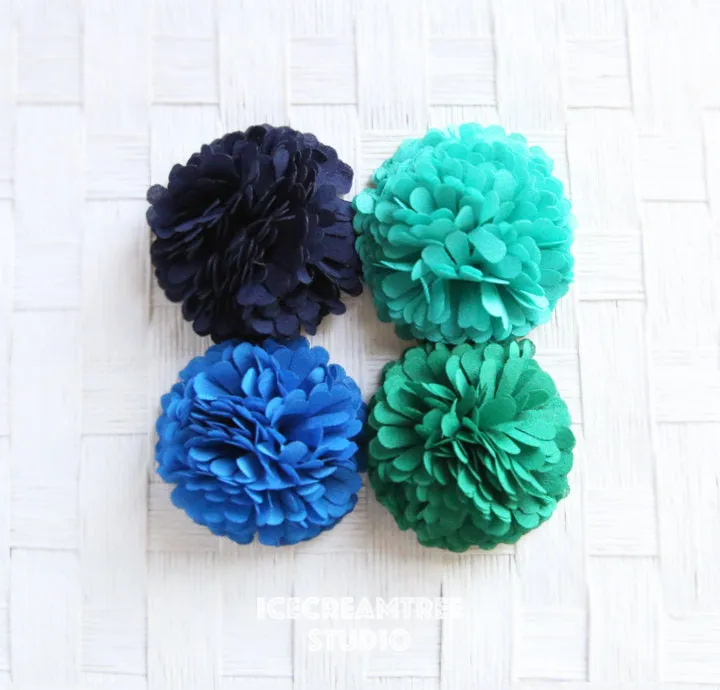 PomPom Pink Sorbet Bloom Collar Slide On - Small Flower Collar Accessory