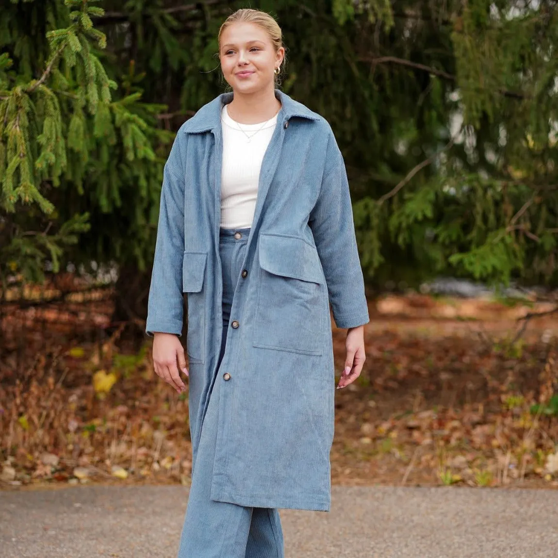 Rita Row Keler Corduroy Pants in Blue