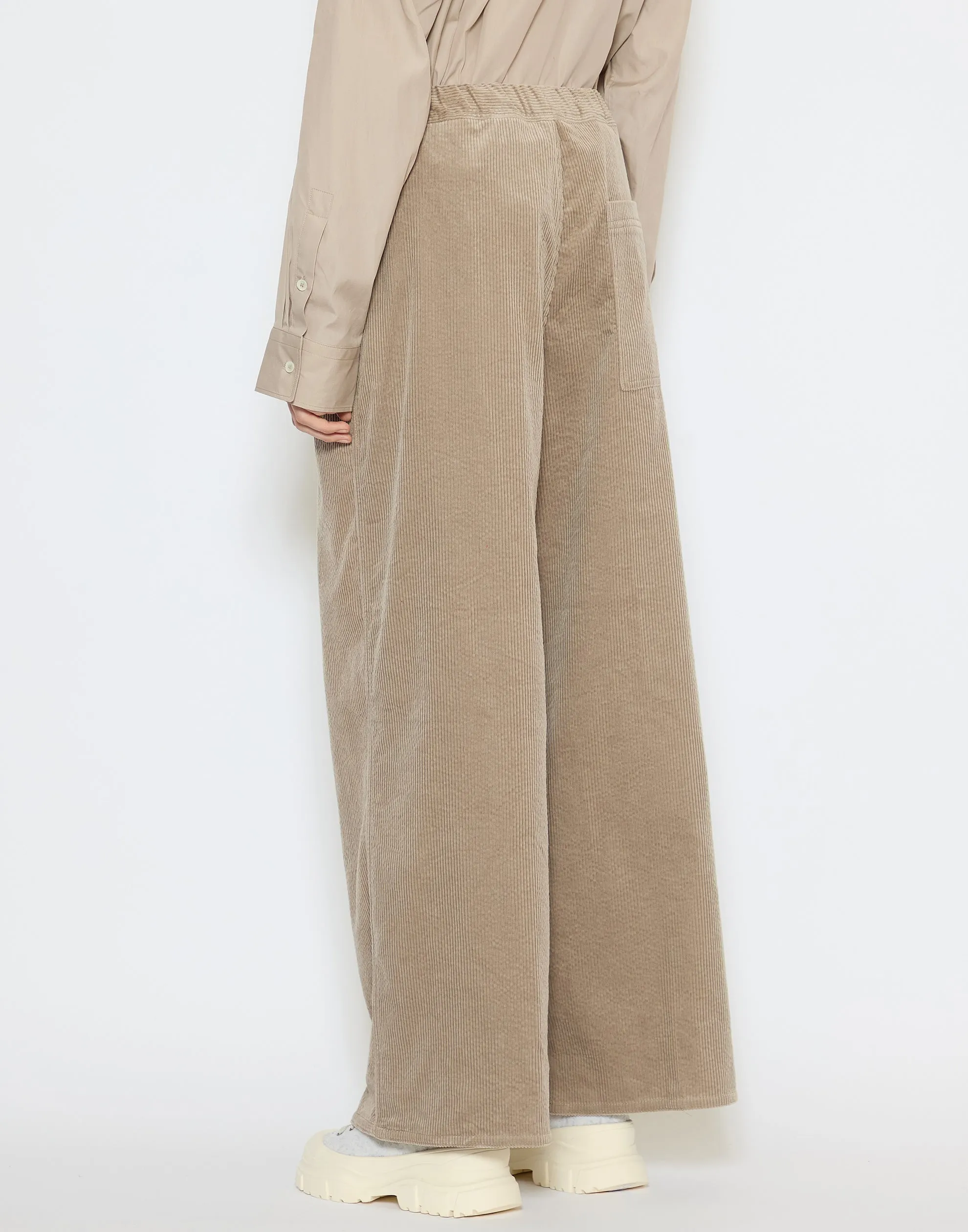 Sand Cotton Corduroy Pistis Pants