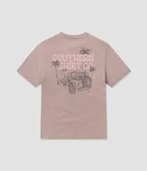 Southern Shirt : Sunset Drive Tee-Mauve Shadows