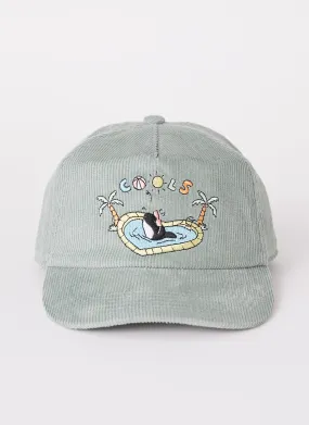 Splash Cap Teal Cord
