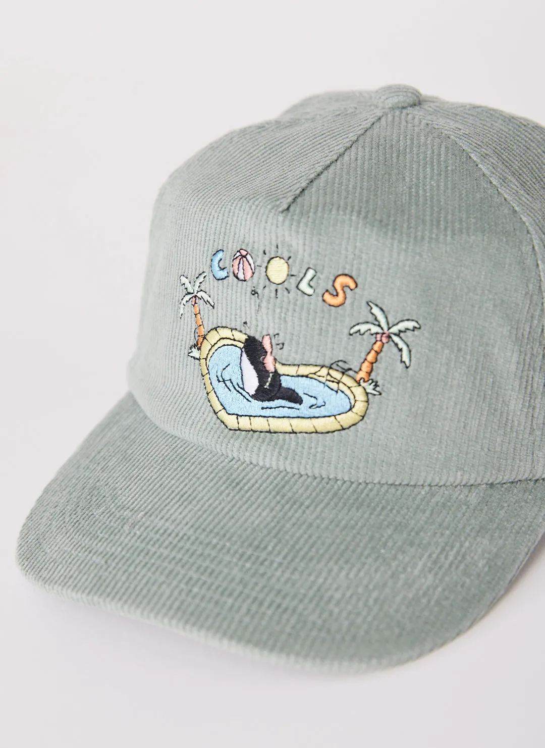 Splash Cap Teal Cord