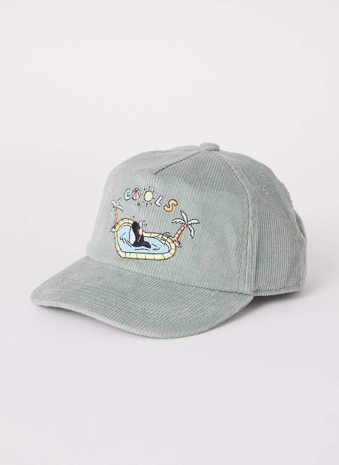 Splash Cap Teal Cord