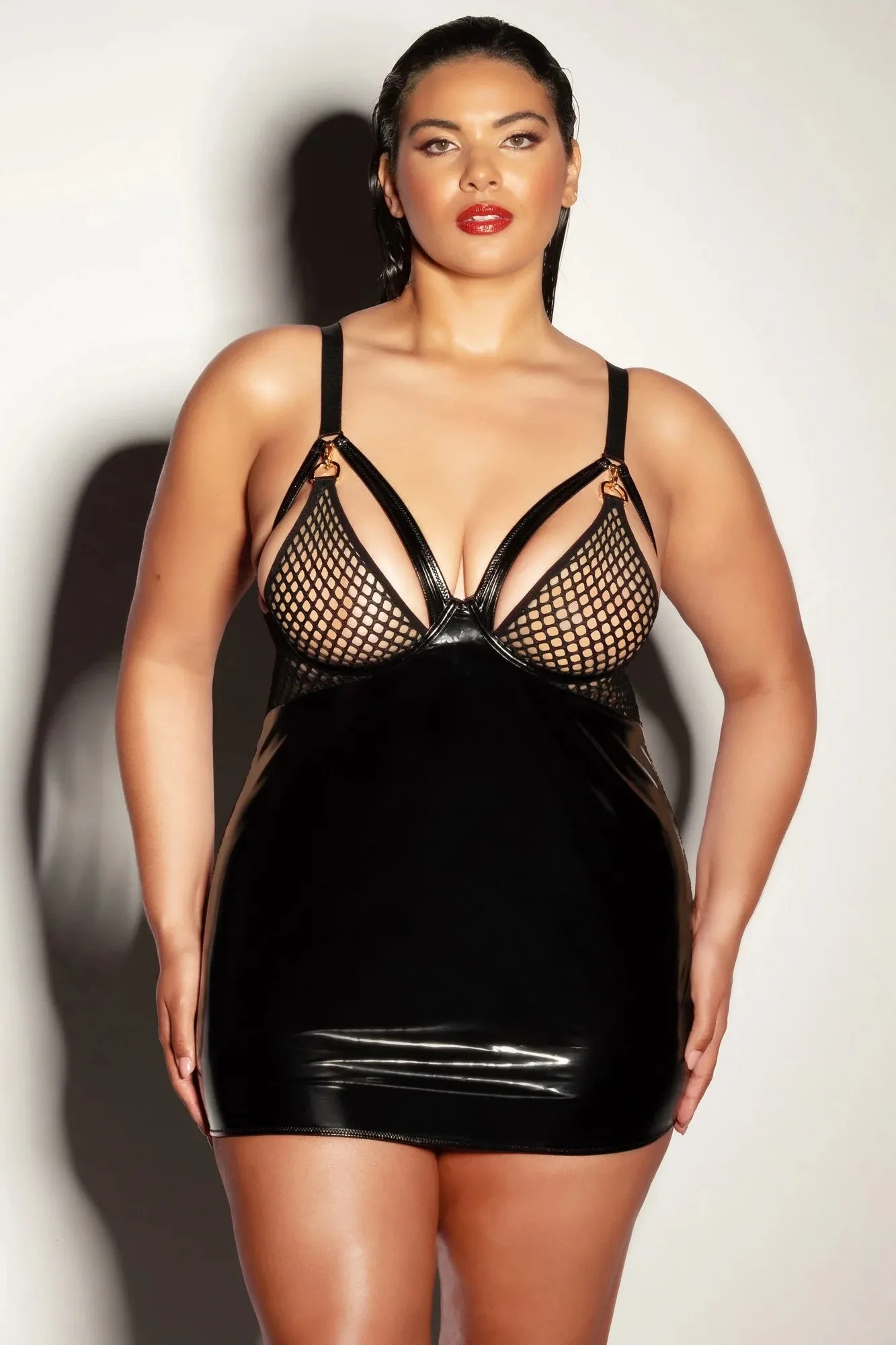 Viv Fishnet Dress