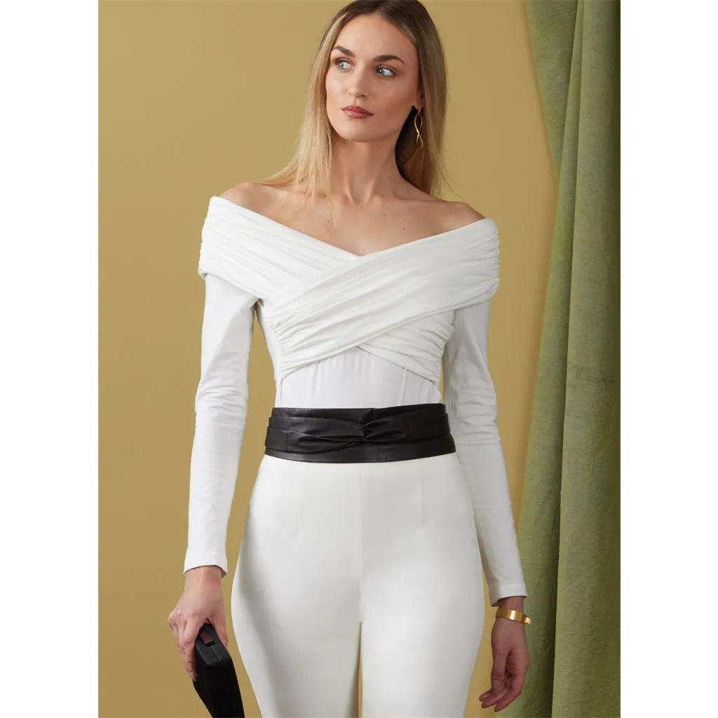 Vogue Pattern V1923 Misses' Off-The-Shoulder Bodysuit