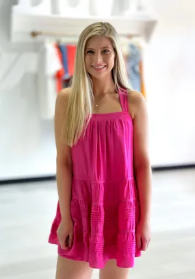 Whatever Moves You Pink Dress