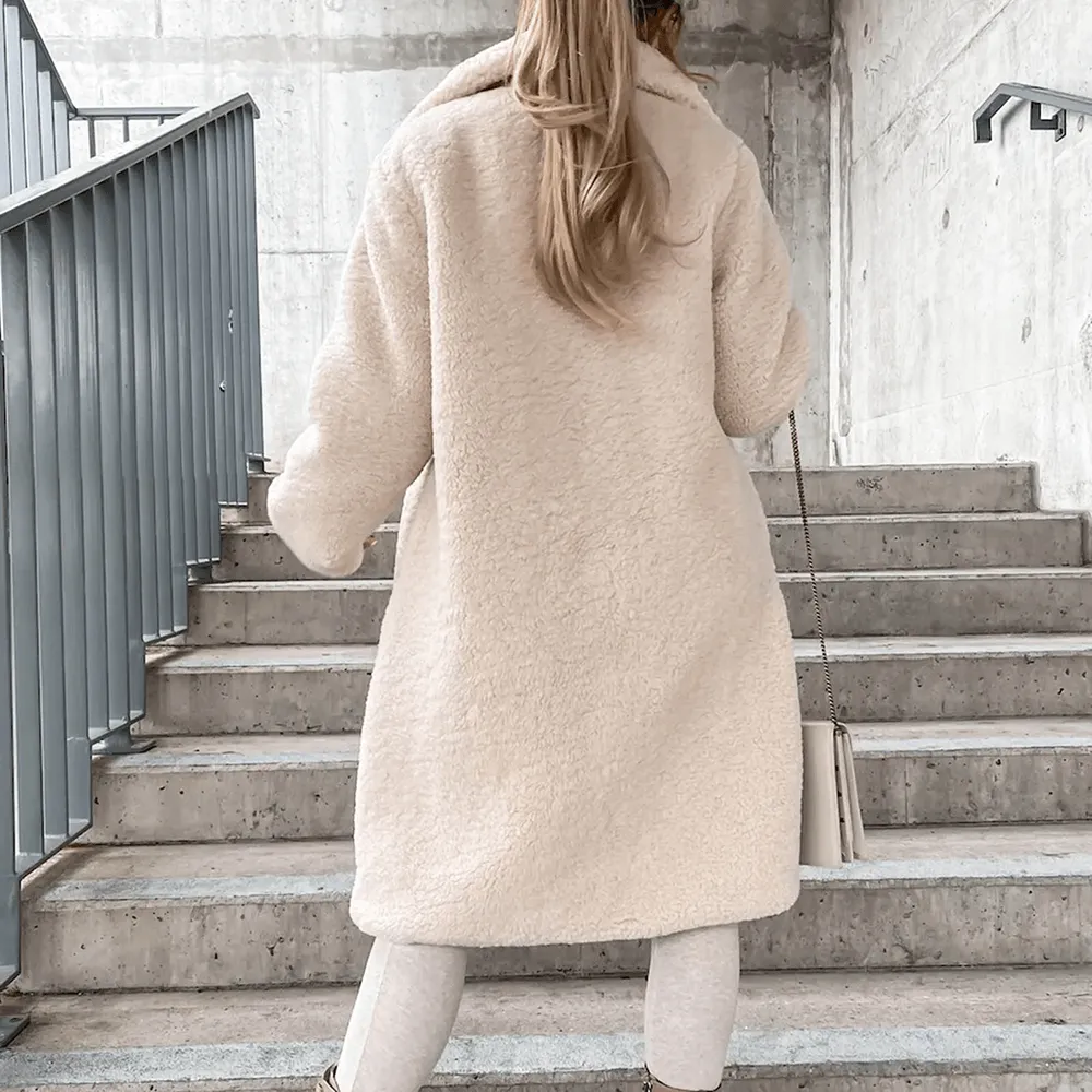 Women's Fluffy Teddy Long Coat