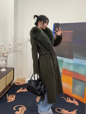 YVES SALOMON MANTEAU 119CM LIANE